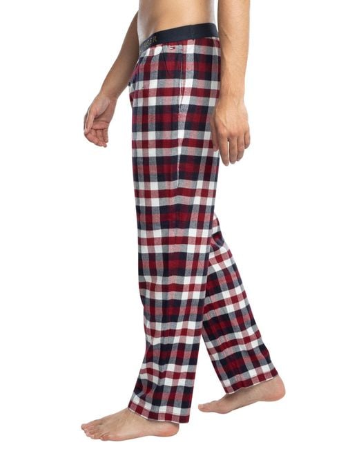 Tommy Hilfiger Blue Flannel Pyjama Bottoms for men