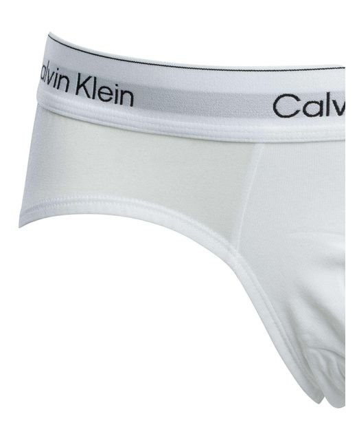 Calvin Klein Black 3 Pack Icon Hip Briefs for men