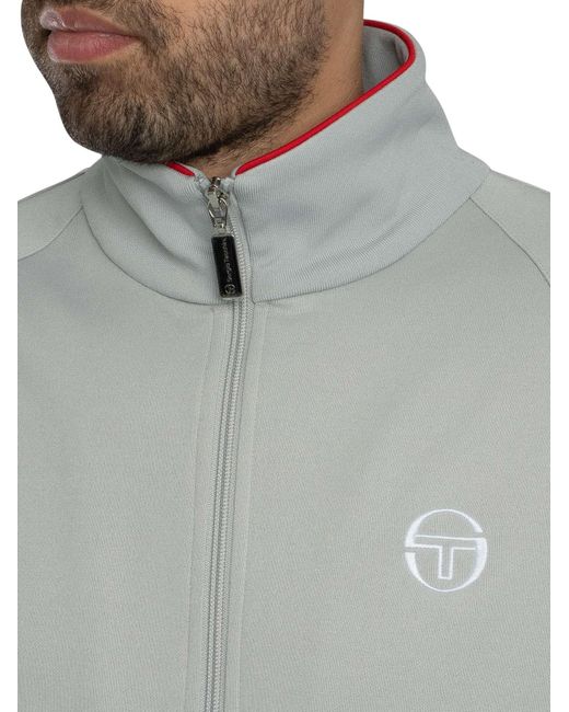 Sergio Tacchini Gray Orion Track Jacket for men