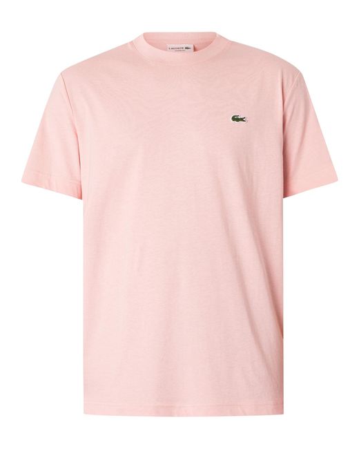 Lacoste Pink Logo T-shirt for men