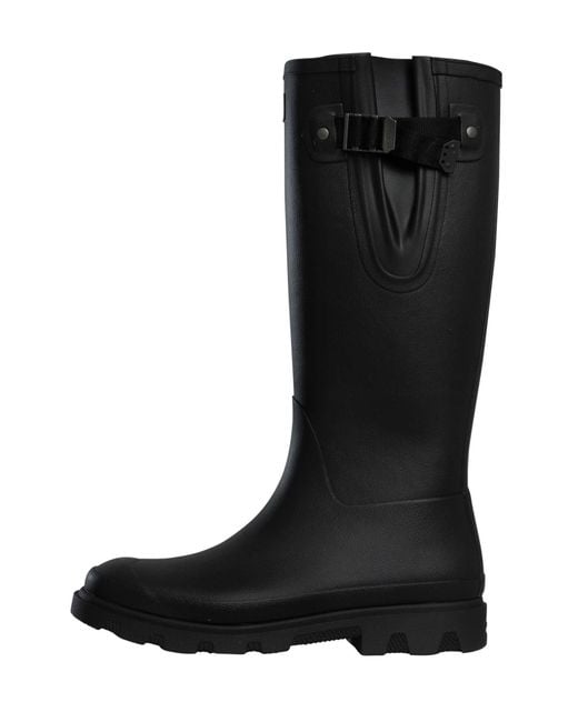 Hunter Black Downpour Field Wellington Boots for men