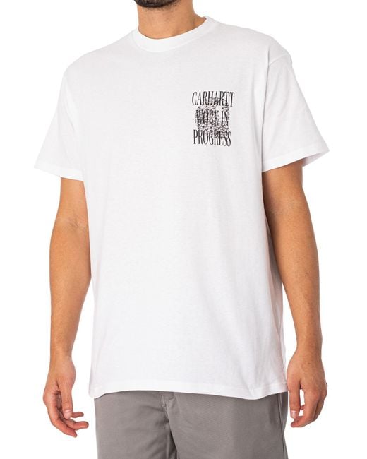 Carhartt White Always A Wip Back Graphic T-shirt for men