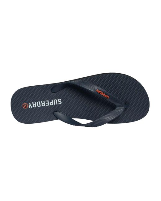 Superdry Blue Core Essential Flip Flops for men