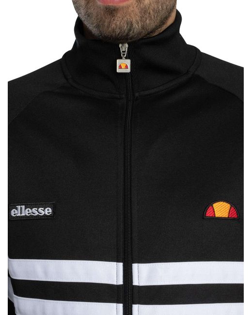 Ellesse Black Rimini Track Jacket for men