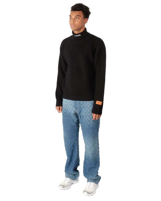 Heron Preston Ctnmb Knit Rollneck in Black for Men | Lyst