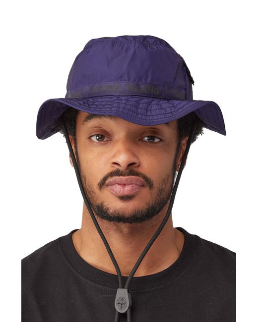 Synthetic Bucket Hat 'royal Blue 