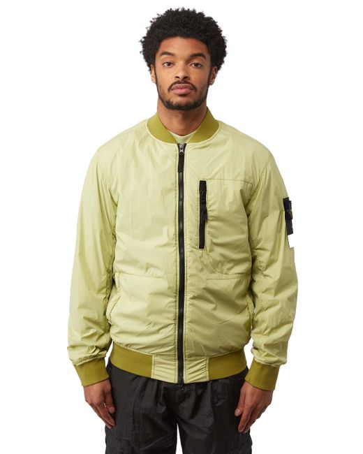 Stone Island Synthetic Bomber Jacket in 