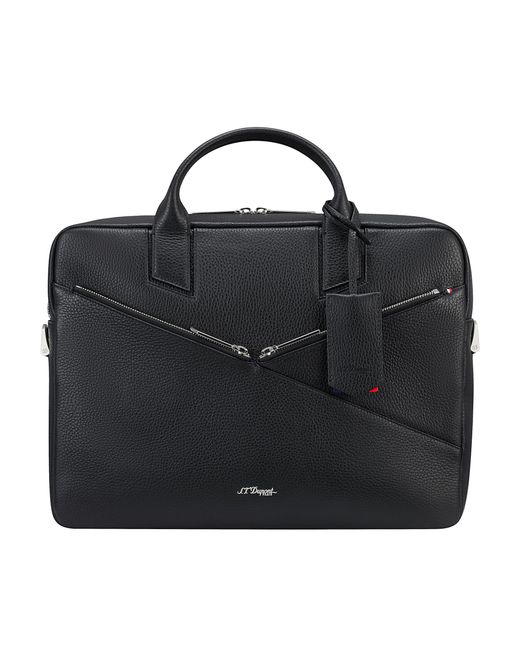 S T Dupont Black Neo Capsule Document Holder for men