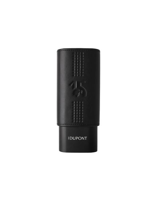 S T Dupont Black Leather Case