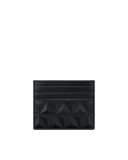 S T Dupont Black Apex Card Holder for men