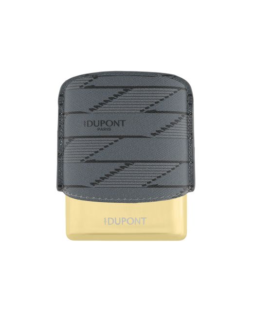 S T Dupont Gray Cigarette Case Coated Canvas Case