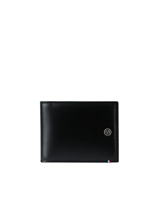 S T Dupont Black Wallet