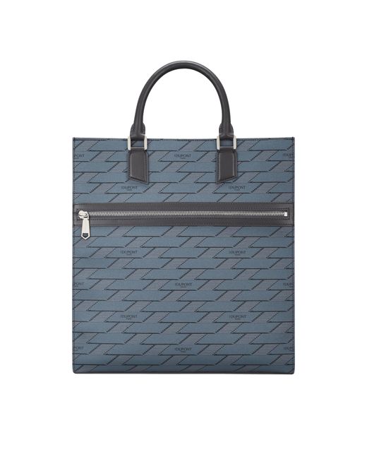 S T Dupont Blue Monogram 1872 Tote for men