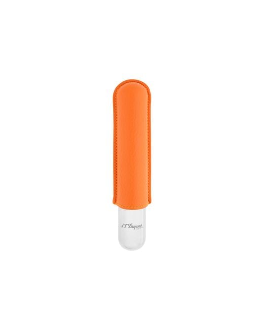 S T Dupont Orange Cigar Case for men