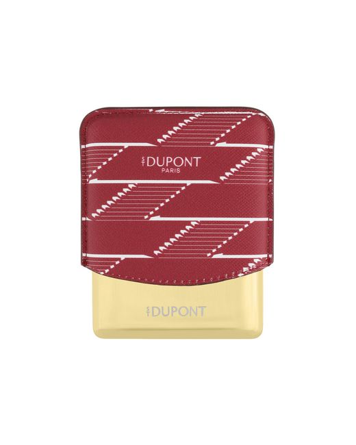 S T Dupont Red Cigarette Case Coated Canvas Case
