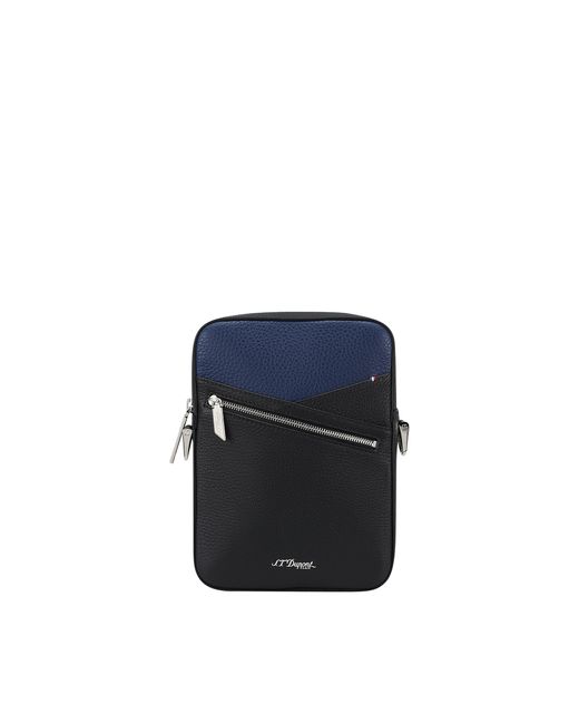 S T Dupont Blue Neo Capsule Shoulder Bag for men
