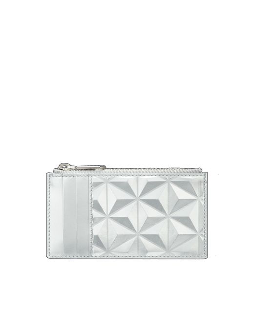 S T Dupont Gray Apex Card Holder