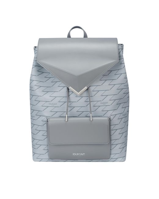 S T Dupont Gray Monogram 1872 Backpack for men