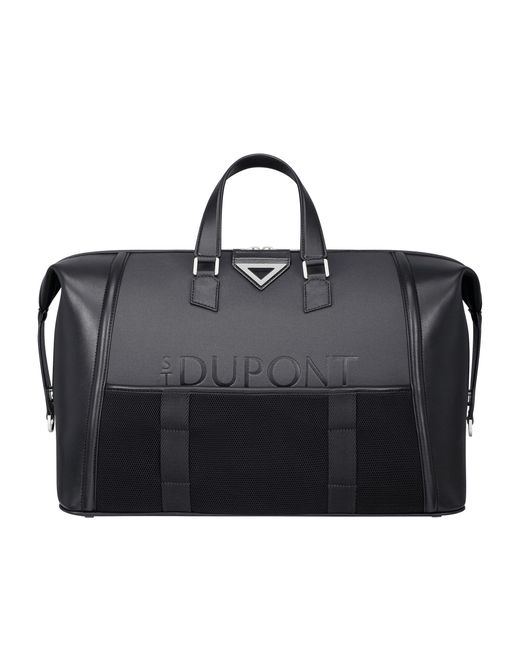 S T Dupont Black Defi Explorer Travel Bag for men