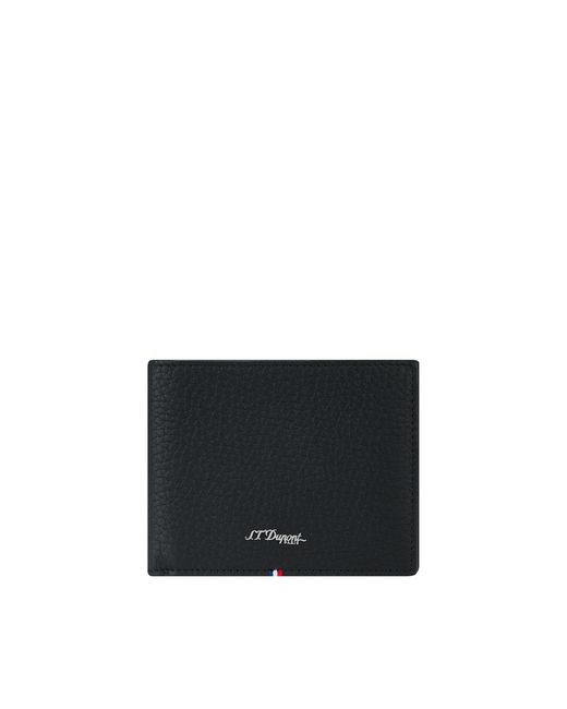 S T Dupont Black Neo Capsule Wallet for men