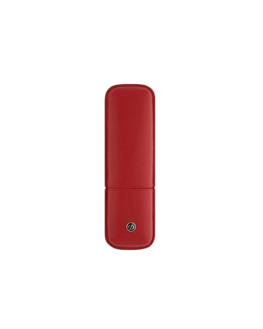 S T Dupont Red Pen Case for men