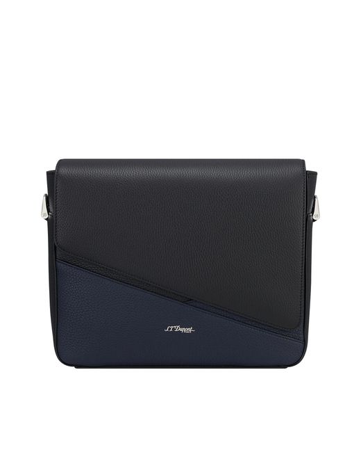 S T Dupont Black Neo Capsule Messenger for men