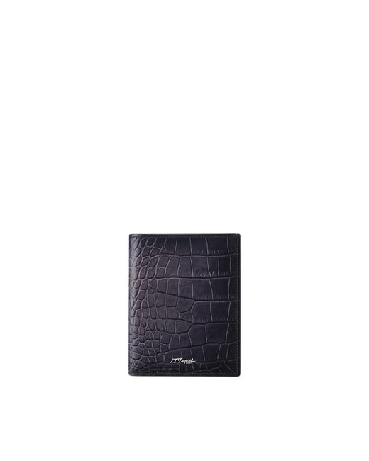 S T Dupont Blue Atelier Wallet for men