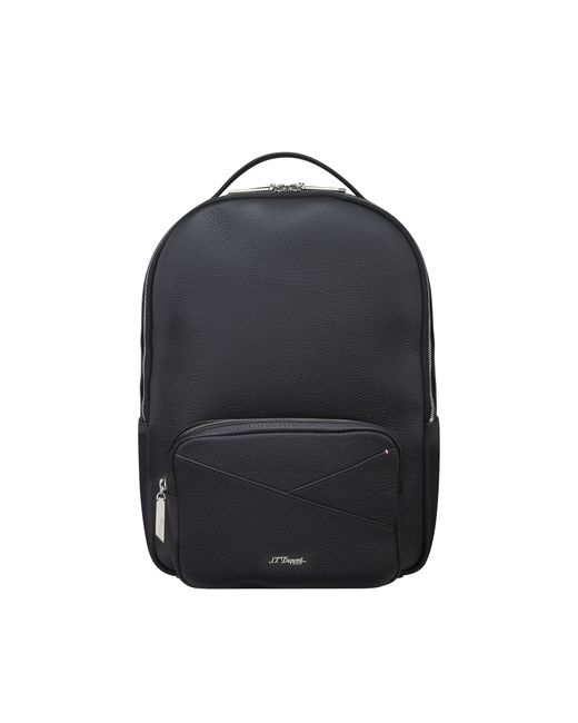 S T Dupont Black Neo Capsule Backpack for men