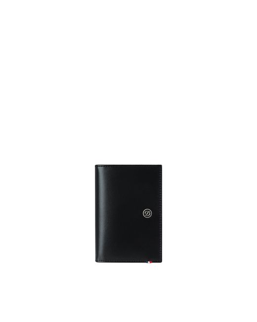 S T Dupont Black Line D Card Holder for men