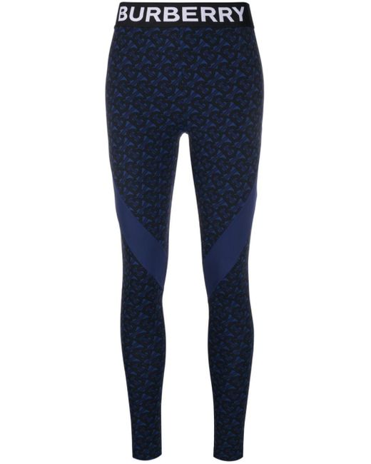 Burberry Tb Monogram-print High-waisted 