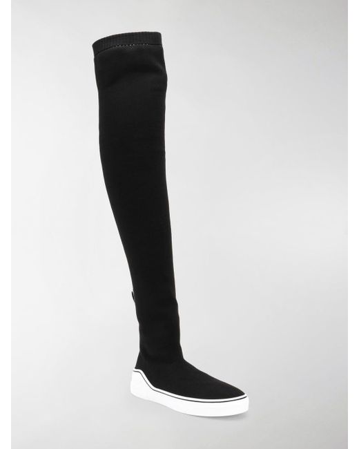 Givenchy George V Sock Sneaker Boots in Black | Lyst