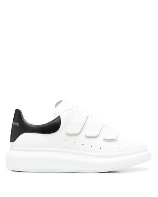 Alexander McQueen Oversized Sneakers mit Klettverschluss in White für Herren