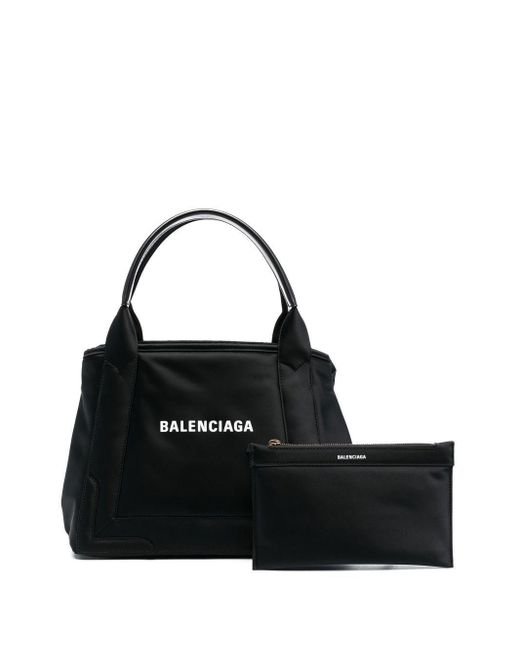 Balenciaga Cabas S Tote Bag in Black | Lyst