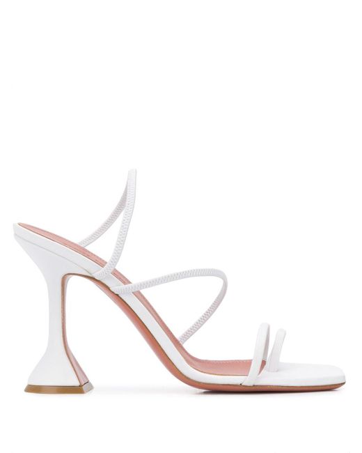 AMINA MUADDI Naima Sandals in White - Lyst