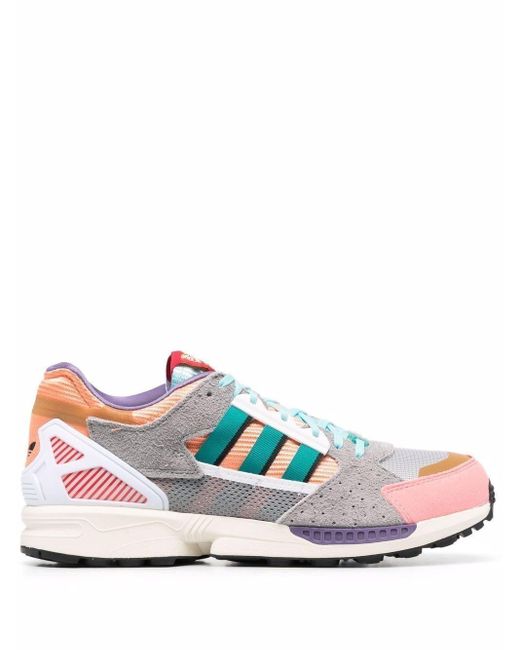 adidas Leather Candyverse Zx 10/8 Low-top Sneakers in Grey (Gray) - Lyst