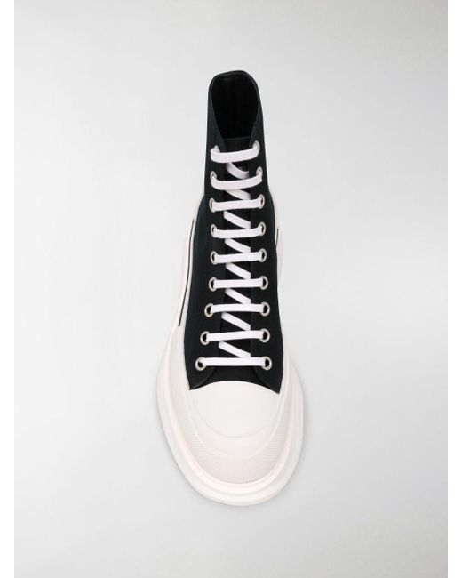 tread slick high top sneaker