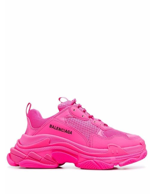 Balenciaga Triple S Sneakers in Pink - Save 37% | Lyst