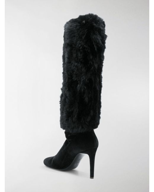 giuseppe zanotti fur boots