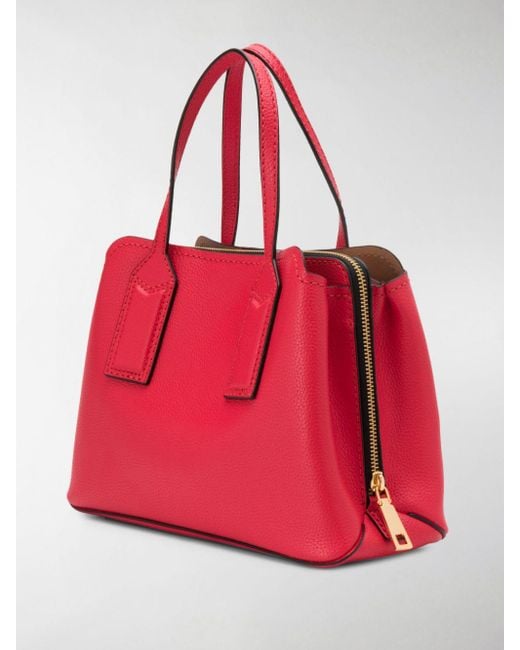 Marc Jacobs Leather The Editor Tote Bag in Red - Save 22% - Lyst