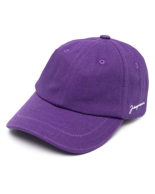 Jacquemus La Casquette Cap in Purple | Lyst
