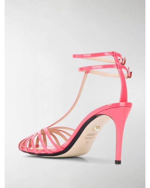 pink open toe sandals
