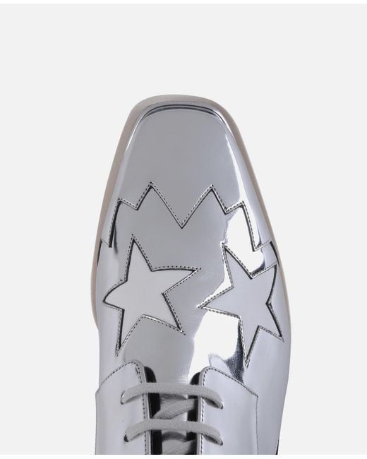 Stella McCartney White Elyse Platform Shoes