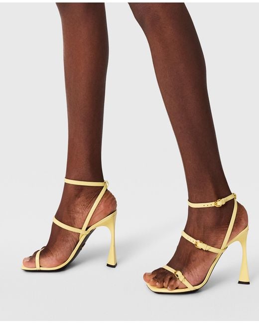 Stella McCartney Metallic Elsa Patent Heeled Sandals