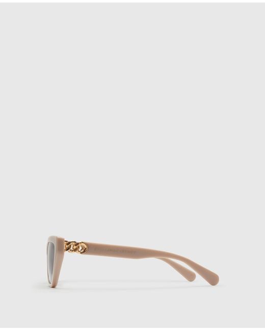 Stella McCartney Pink Exaggerated Cat-eye Sunglasses