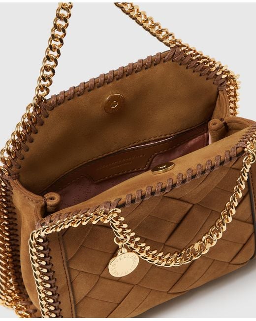Stella McCartney Brown Falabella Tiny Tote Bag