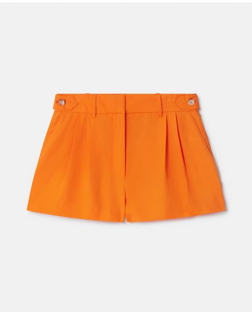 Stella McCartney Orange Tailored Shorts