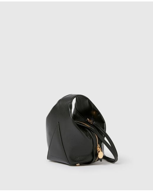 Stella McCartney Black Appaloosa Tiny Bucket Bag