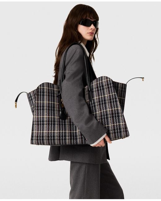 Stella McCartney Black Ryder Weekender Bag