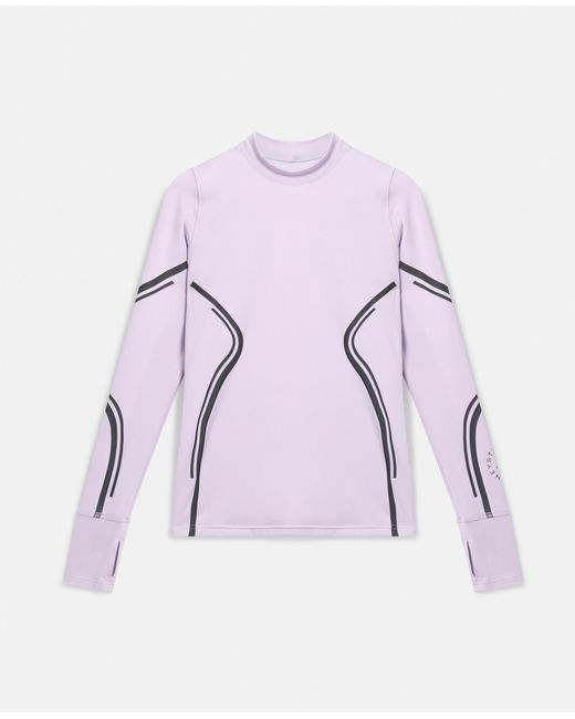 Stella McCartney Purple Truepace High Neck Top