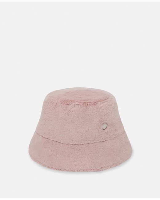 Stella McCartney Pink Plush Teddy Bucket Hat, Dusty